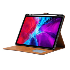PU Leather Wallet Stand Tablet Case with Pen Slot Design for iPad Air 13 (2025) / (2024) / Pro 12.9 (2022) / (2021) / (2020) / (2018)