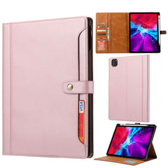 PU Leather Wallet Stand Tablet Case with Pen Slot Design for iPad Air 13 (2025) / (2024) / Pro 12.9 (2022) / (2021) / (2020) / (2018)