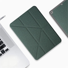 MUTURAL Origami Stand Design Full Protection Leather Case with Pen Slot for iPad Air (2013)/Air 2/Pro 9.7 inch (2016)/9.7-inch (2017)/9.7-inch (2018)