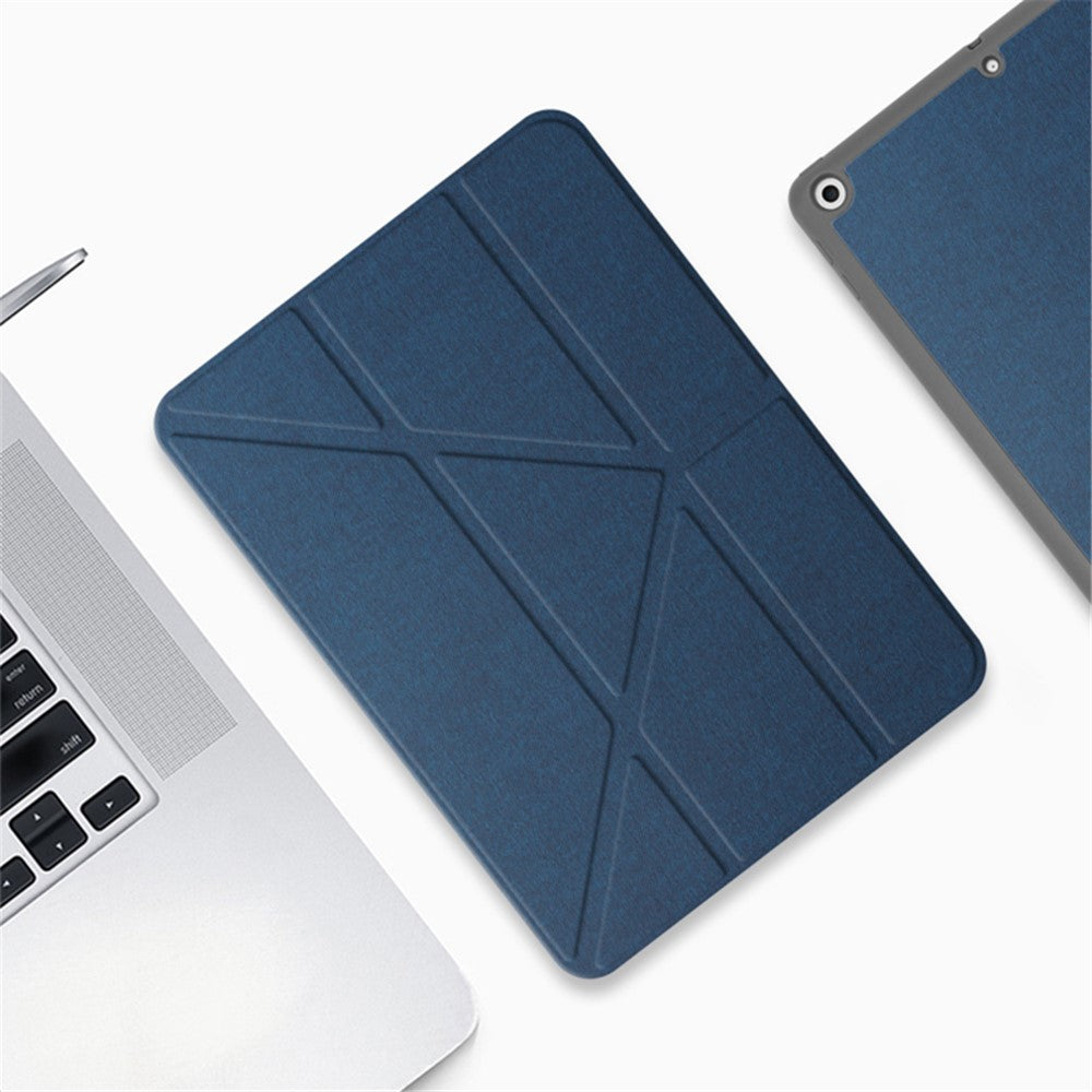 MUTURAL Origami Stand Design Full Protection Leather Case with Pen Slot for iPad Air (2013)/Air 2/Pro 9.7 inch (2016)/9.7-inch (2017)/9.7-inch (2018)
