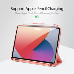 DUX DUCIS Tri-fold Stand Design Business Style Tablet Protective Case with Pen Slot for iPad Pro 11-inch (2022) / (2021) / (2020)