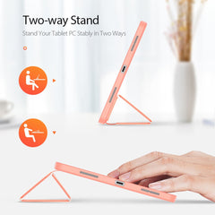 DUX DUCIS Tri-fold Stand Design Business Style Tablet Protective Case with Pen Slot for iPad Pro 11-inch (2022) / (2021) / (2020)