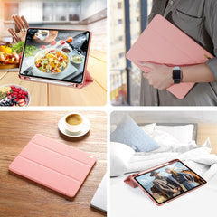 DUX DUCIS Tri-fold Stand Design Business Style Tablet Protective Case with Pen Slot for iPad Pro 11-inch (2022) / (2021) / (2020)