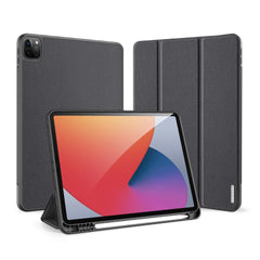 DUX DUCIS Tri-fold Stand Design Business Style Tablet Protective Case with Pen Slot for iPad Pro 11-inch (2022) / (2021) / (2020)