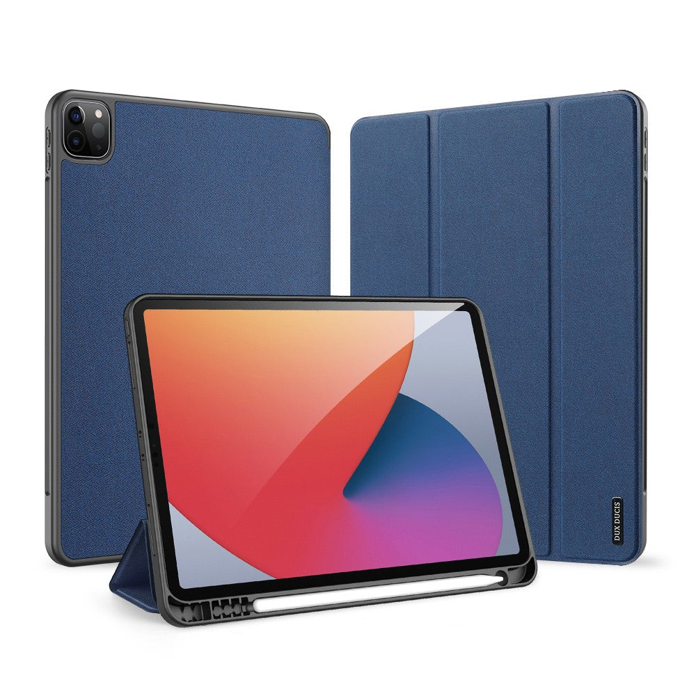 DUX DUCIS Tri-fold Stand Design Business Style Tablet Protective Case with Pen Slot for iPad Pro 11-inch (2022) / (2021) / (2020)