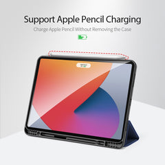 DUX DUCIS Domo Series Leather Cover for iPad Pro 12.9 (2022) / (2021) / (2020) Tri-Fold Stand Tablet Case