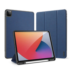 DUX DUCIS Domo Series Leather Cover for iPad Pro 12.9 (2022) / (2021) / (2020) Tri-Fold Stand Tablet Case