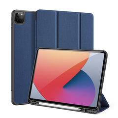 DUX DUCIS Domo Series Leather Cover for iPad Pro 12.9 (2022) / (2021) / (2020) Tri-Fold Stand Tablet Case