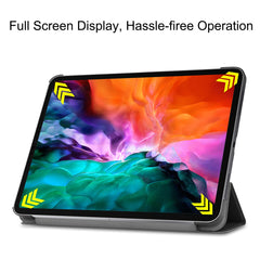 Stable Tri-fold Stand Design Leather Stand Case [Auto Sleep/Wake Function] for iPad Pro 12.9-inch (2021)