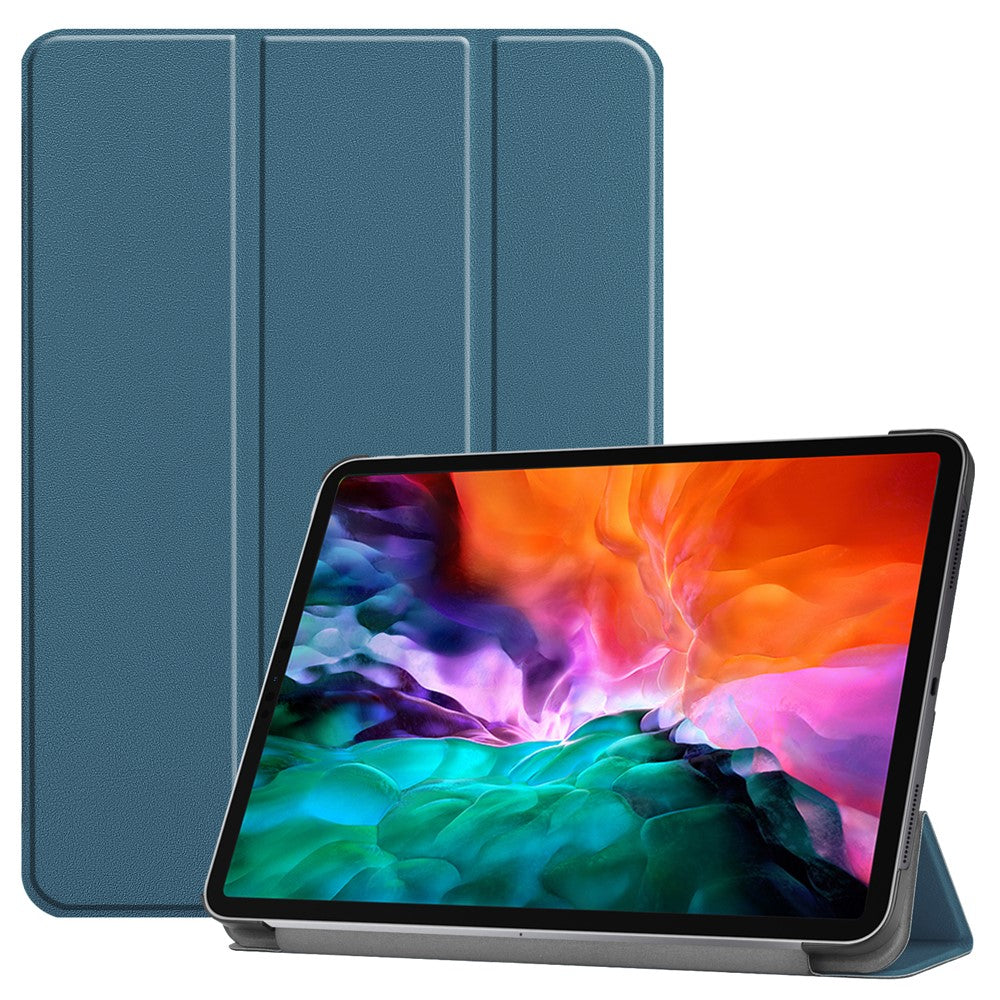 Stable Tri-fold Stand Design Leather Stand Case [Auto Sleep/Wake Function] for iPad Pro 12.9-inch (2021)