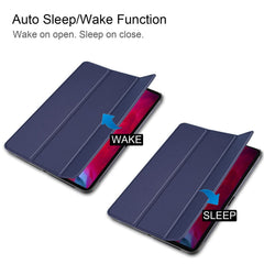 Stable Tri-fold Stand Auto Sleep/Wake Leather Stand Case for iPad Pro 11-inch (2021)