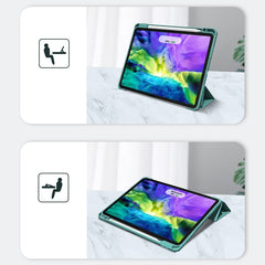 MUTURAL Tablet Case for iPad Pro 12.9 (2022) / (2021) / (2020) / (2018) Leather Protective Stand Cover with Pen Slot