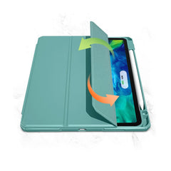 MUTURAL Tablet Case for iPad Pro 12.9 (2022) / (2021) / (2020) / (2018) Leather Protective Stand Cover with Pen Slot