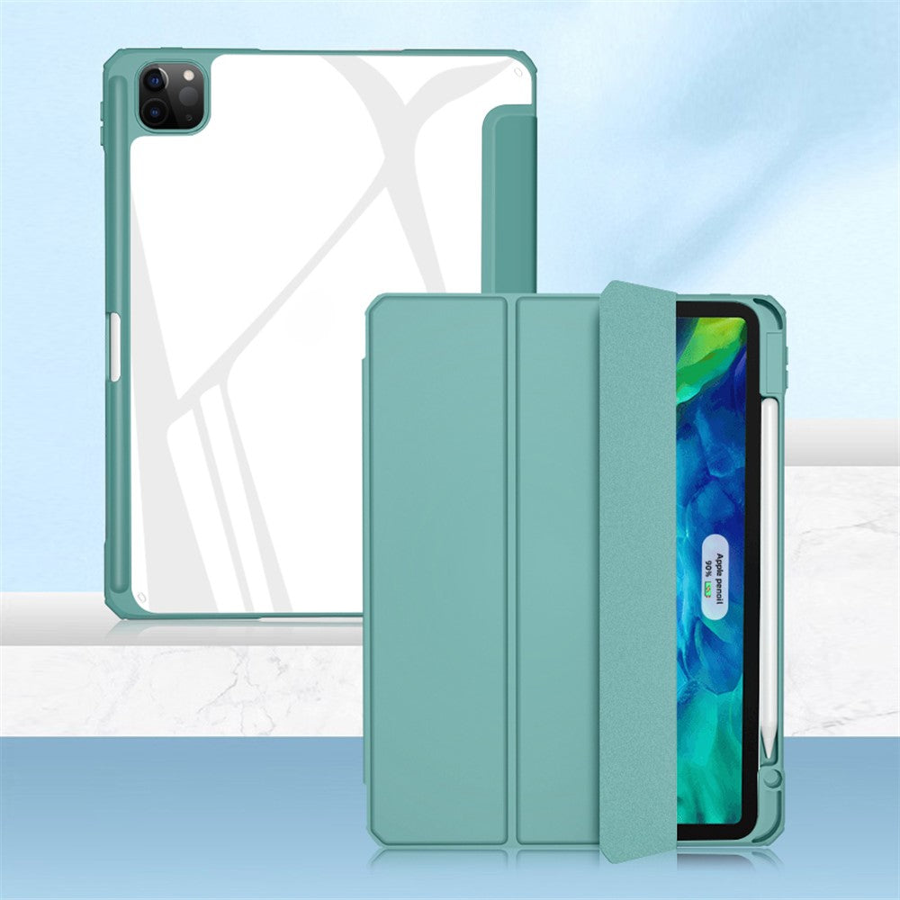 MUTURAL For iPad Pro 11 (2021)(2020)(2022) PC + TPU Tablet Case Auto Wake / Sleep Protective Cover with Pen Slot