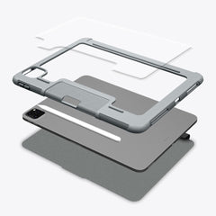 MUTURAL Yaxing Series Leather Tablet Shell for iPad Pro 11-inch (2021) Case Stand with Pen Slot