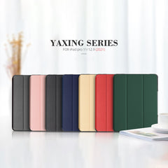 MUTURAL Yaxing Series Leather Tablet Shell for iPad Pro 11-inch (2021) Case Stand with Pen Slot