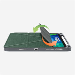 MUTURAL King Kong Series Leather Tablet Case Stand Cover with Pen Slot for iPad Pro 12.9 (2022 / 2021 / 2020 / 2018)