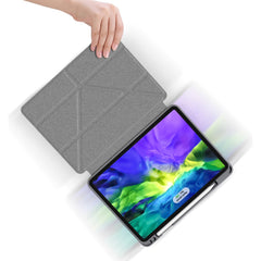 MUTURAL King Kong Series Leather Auto Wake Sleep Case Stand with Pen Holder for iPad Pro 11-inch (2021 / 2020 / 2022)