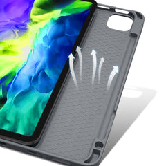 MUTURAL King Kong Series Leather Auto Wake Sleep Case Stand with Pen Holder for iPad Pro 11-inch (2021 / 2020 / 2022)