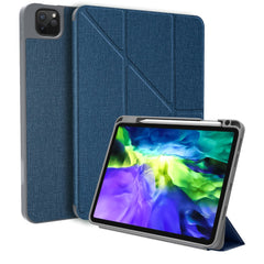 MUTURAL King Kong Series Leather Auto Wake Sleep Case Stand with Pen Holder for iPad Pro 11-inch (2021 / 2020 / 2022)