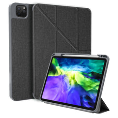MUTURAL King Kong Series Leather Auto Wake Sleep Case Stand with Pen Holder for iPad Pro 11-inch (2021 / 2020 / 2022)