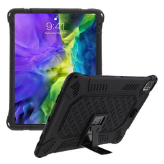 Étui en silicone et plastique avec béquille pour iPad Air 13 (2025) / (2024) / Pro 12.9 (2018) / (2020) / (2021) / (2022) 