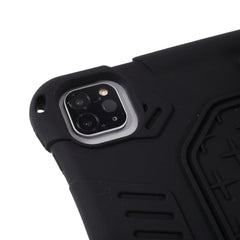 Étui en silicone et plastique avec béquille pour iPad Air 13 (2025) / (2024) / Pro 12.9 (2018) / (2020) / (2021) / (2022) 