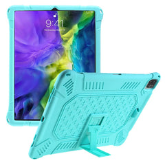 Étui en silicone et plastique avec béquille pour iPad Air 13 (2025) / (2024) / Pro 12.9 (2018) / (2020) / (2021) / (2022) 
