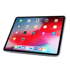 Silk Texture Leather Smart Tablet Cover Origami Stand Shell for iPad Pro 12.9-inch (2021)