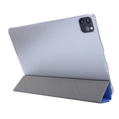 Silk Texture Leather Smart Tablet Cover Origami Stand Shell for iPad Pro 12.9-inch (2021)