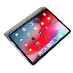 Silk Texture Leather Smart Tablet Cover Origami Stand Shell for iPad Pro 12.9-inch (2021)