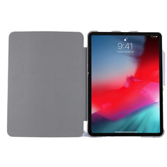 Silk Texture Tri-fold Stand PU Leather Tablet Smart Case Cover Shell for iPad Pro 12.9-inch (2021)