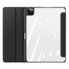 DUX DUCIS TOBY Series Tri-fold Stand Leather Smart Tablet Protective Case Cover for iPad Pro 11 (2022) / (2021) / (2020) / (2018)