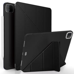 For iPad Pro 12.9-inch (2022) / (2021) / (2020) / (2018) Origami Stand Smart TPU Leather Case Tablet Cover Protector