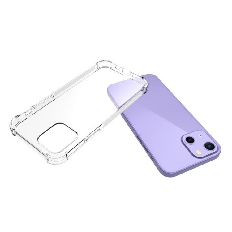 Transparent Anti-slip Shockproof TPU Phone Case Shell for iPhone 13 mini 5.4 inch - TechGearPal