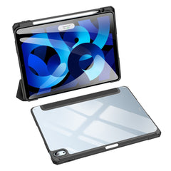 DUX DUCIS TOBY Series Leather Tri-Fold Cover Stand Case for iPad Air 11 (2025) / (2024) / Air (2020) / Air (2022)