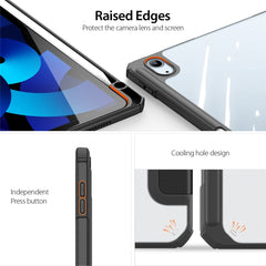 DUX DUCIS TOBY Series Leather Tri-Fold Cover Stand Case for iPad Air 11 (2025) / (2024) / Air (2020) / Air (2022)