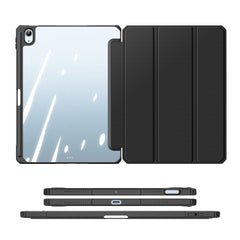 DUX DUCIS TOBY Series Leather Tri-Fold Cover Stand Case for iPad Air 11 (2025) / (2024) / Air (2020) / Air (2022)