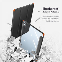 DUX DUCIS TOBY Series Leather Tri-Fold Cover Stand Case for iPad Air 11 (2025) / (2024) / Air (2020) / Air (2022)