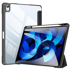 DUX DUCIS TOBY Series Leather Tri-Fold Cover Stand Case for iPad Air 11 (2025) / (2024) / Air (2020) / Air (2022)