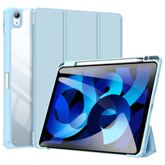 DUX DUCIS TOBY Series Leather Tri-Fold Cover Stand Case for iPad Air 11 (2025) / (2024) / Air (2020) / Air (2022)