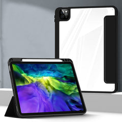 Auto-Absorbed Smart Auto Sleep / Wake Up Tablet Stand Case Cover with Pen Slot for iPad Pro 12.9 (2022 / 2021 / 2020 / 2018)