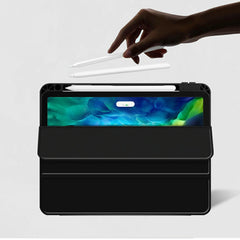 Auto-Absorbed Smart Auto Sleep / Wake Up Tablet Stand Case Cover with Pen Slot for iPad Pro 12.9 (2022 / 2021 / 2020 / 2018)