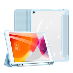 Étui en cuir à trois volets pour tablette DUX DUCIS série TOBY, style professionnel, avec support, pour iPad 10.2 (2021)/(2020)/(2019) 