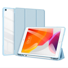 Étui en cuir à trois volets pour tablette DUX DUCIS série TOBY, style professionnel, avec support, pour iPad 10.2 (2021)/(2020)/(2019) 