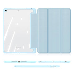 Étui en cuir à trois volets pour tablette DUX DUCIS série TOBY, style professionnel, avec support, pour iPad 10.2 (2021)/(2020)/(2019) 