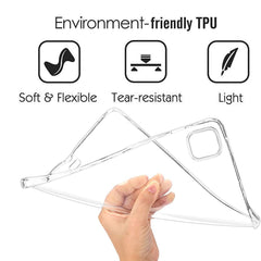 Transparent Soft TPU Protective Phone Back Case Shell for iPad Pro 12.9-inch (2021)