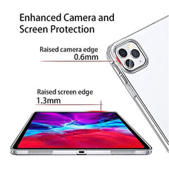 Transparent Soft TPU Protective Phone Back Case Shell for iPad Pro 12.9-inch (2021)