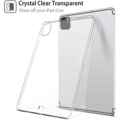 Transparent Soft TPU Protective Phone Back Case Shell for iPad Pro 12.9-inch (2021)
