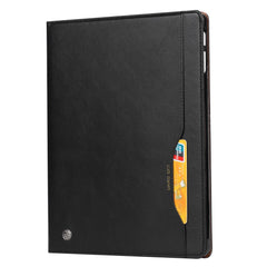 PU Leather Folding Stand Wallet Tablet Back Cover with Pen Holder & Card Holder for iPad Pro 12.9-inch (2021)